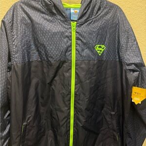 DC Comics Superman Windbreaker  (Six Flags Exclusive) size L